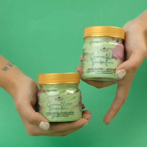 Kit Corporal Anticelulitico Manteca Y Exfoliante Coco Y Lima