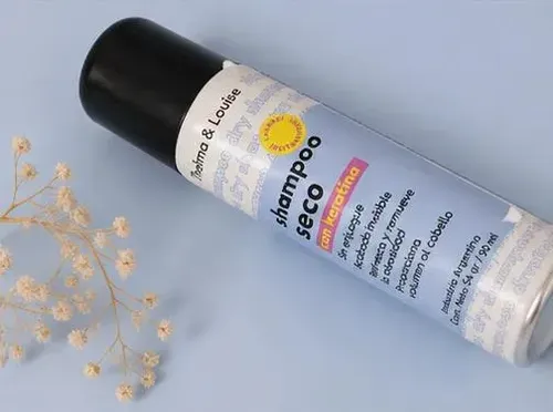 Shampoo Seco Con Keratina 90ml Anti Oleosidad Sin Enjuague