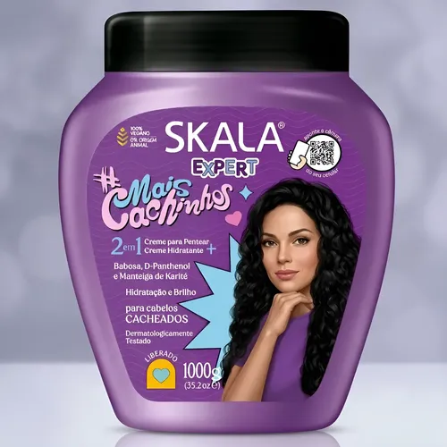 Skala Mais Cachinhos 2 En 1 Tratamiento Rizos Niños 1000 Gr