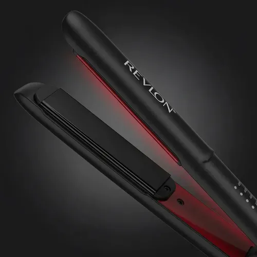 Plancha de pelo Revlon SmoothStay de 10 niveles de calor Placas ceramicas negra