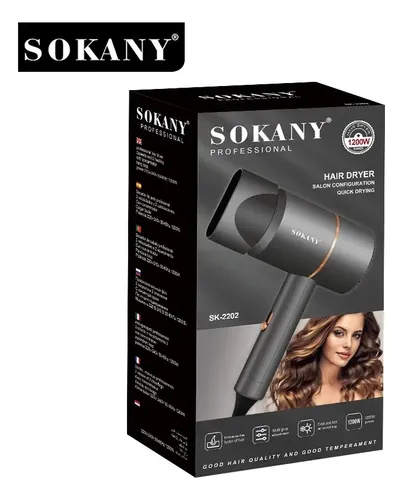 Secador De Pelo Profesional Sokany 1200w 2 Velocidades