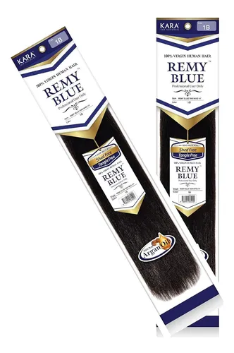 Cabello Humano Trenzado 100% Virgen Remy Yaky-remy Blue #1