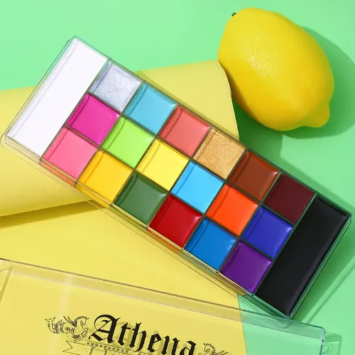 A Pintura Facial De Acuarela Para Maquillaje De Escenario, L
