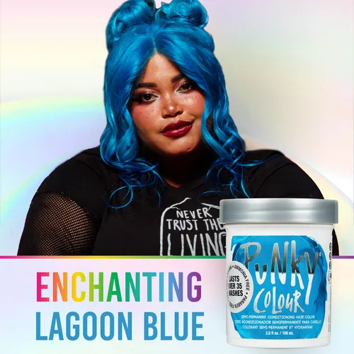 Color De Cabello Semipermanente Punky Azul 100ml Vegano Y L