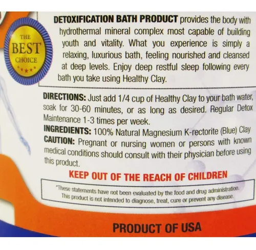 Mineceuticals Arcilla Azul De Oregon Bótox Detox Bath