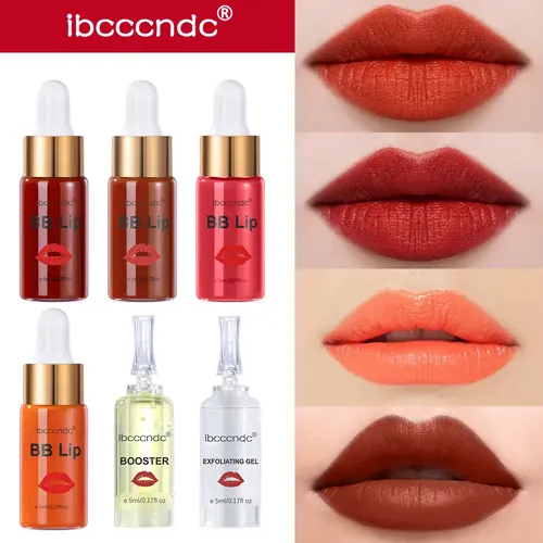 Set 8 Sérums Labiales Hidratantes 5ml 3 Colores A