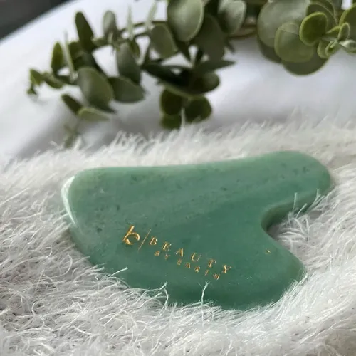 Herramienta De Escultura Facial Gua Sha Beauty De Earth Jade