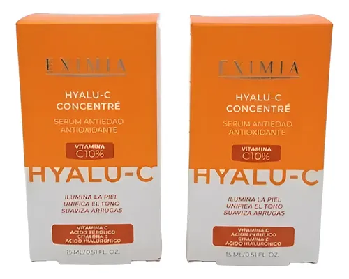 Combo X2 Eximia Hyalu-c Concentrado Serum Antioxidante X15ml