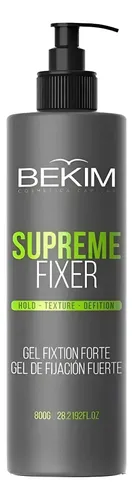 Bekim Gel Supreme Fixer Fijacion Fuerte Apto Curly Girl