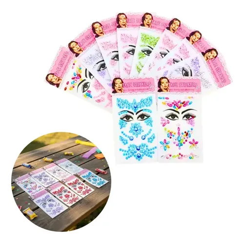 Souvenir Strass X 10 Sticker Spa Nena Cumpleaños Infantil