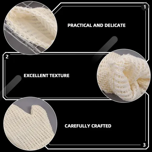 Guantes De Ducha Y Baño, 4 Unidades, Mitones De Baño Exfolia