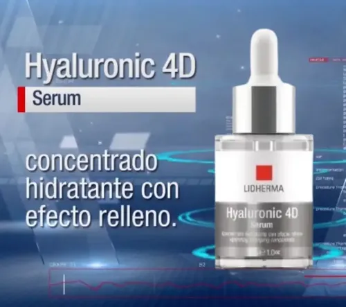 Lidherma Kit Hyaluronic 4d Limpieza Sérum Crema Facial Ojos