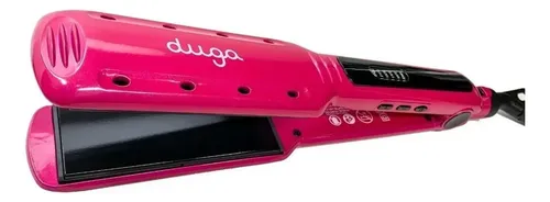 Plancha Para Cabello Humedo Y Seco Duga, Profesional 70 Watts D207 Color Rosa
