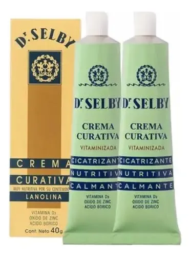 X2 Pomada Dr. Selby Crema con Lanolina 40g Dr. Selby Healing Ointment
