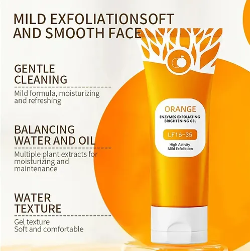 Gel Exfoliante Facial Natural De Naranja Sdfs Werw Cleans Gh