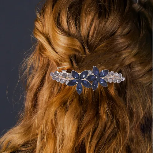 Pinza Para El Pelo Para Mujer Con Diamantes De Imitación Y F