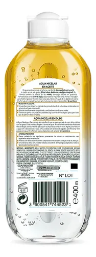 Agua Micelar En Aceite Garnier Skin Active X 400 ml