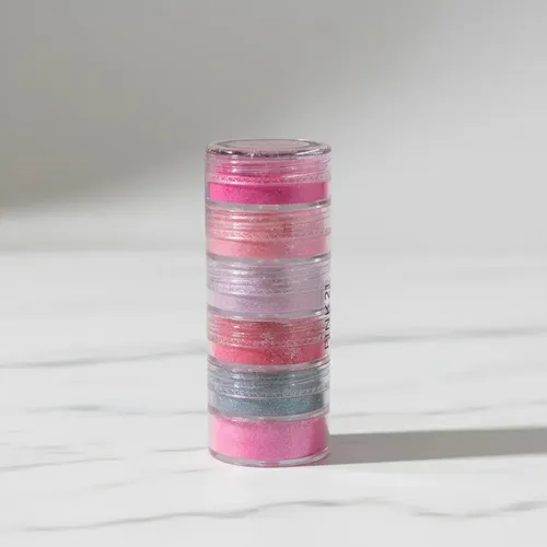 **pink 21 Sombra Gel Glitter Brillos 6 Unidades**