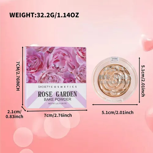 Shcoety Iluminador 3d 6 Tonos Rose Rubor Contorno Cuerpo Car