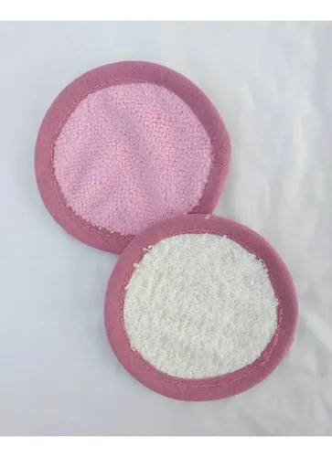 Set Pads X2 Discos Desmaquillantes Microfibra Reutilizables