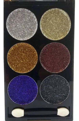 Paleta Sombras Ojos Glitter Eyeshadow Tejar Set 3 Unidades