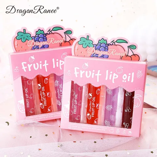Set De 4 Aceites Labiales Hidratantes Dragonranee Fruit