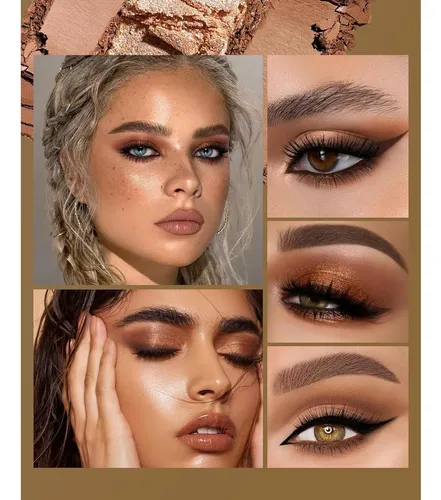 Paleta De Sombras Maki Yika Brown 9 Tonos