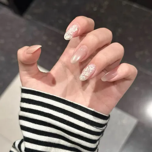Calidad Superior Parche De Uñas Portátil Transparente