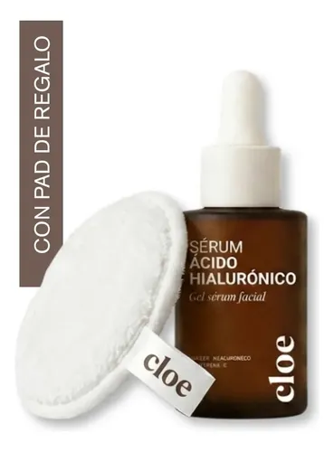 Sérum Facial Ácido Hialurónico y Vitamina C Vegano Cloe 30 ml