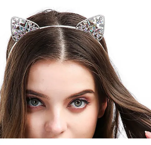 Exquisita Diadema De Pelo Perforado Con Forma De Oreja De Ga