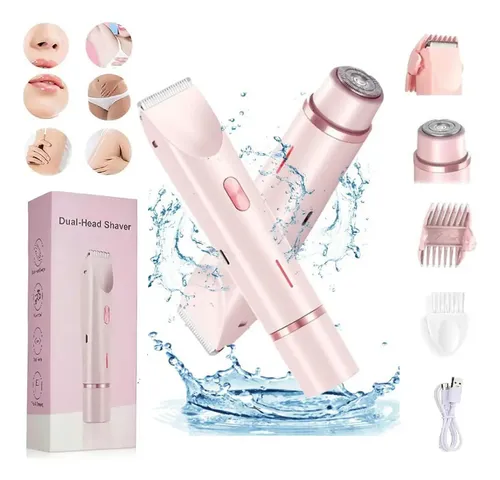 Depiladora De Bikini For Mujer Eléctrica Doble Cabeza 2 En 1