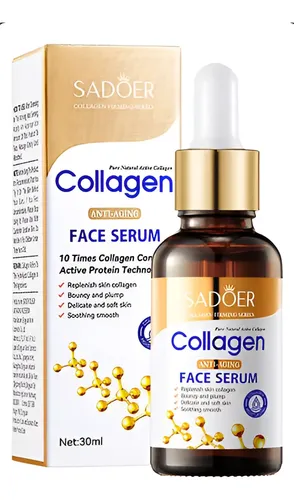 Sérum Facial Colágeno Antiedad Reafirmante Hidratante 30ml Todo Tipo De Piel Día/noche