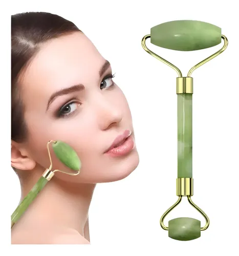 Masajeador Facial Piedra Jade Roller Rodillo Rostro Corporal