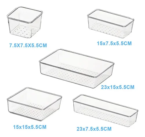 Set Organizador De Cajones Para Cosméticos De 7 Piezas 7pcs