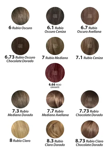 Tintura semipermanente Biferdil Tono sobre Tono BIFERDIL KIT TONO SOBRE TONO tono 7.1 para cabello