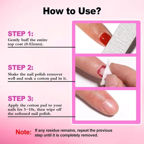 Kit De Remoción De Esmalte Profesional Louinstic 10.15 Oz