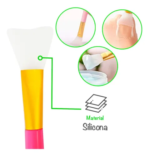 Aplicador Brocha De Silicona Maquillaje