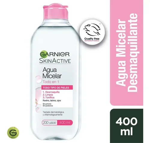 Garnier Skin Active Agua Micelar Todo En 1 400ml