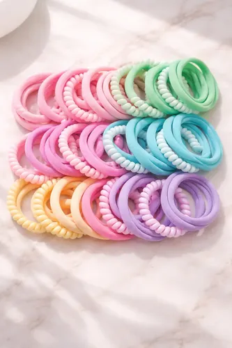Pack X 48 Colitas De Pelo En Colores Surtidos