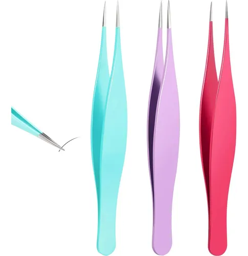 Pinzas Acero 3 Colores Para Puntos Negros Y Cejas