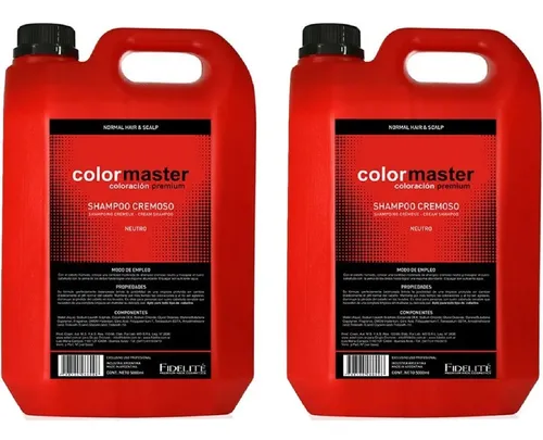 Shampoo Neutro X 5 Litros Color Master Fidelite