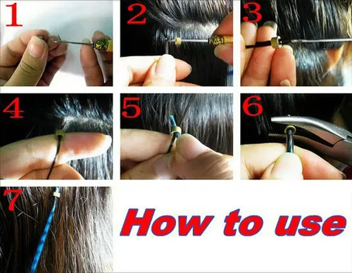 120pcs Extensiones Cabello Sinteticas Cortinas Fantasía