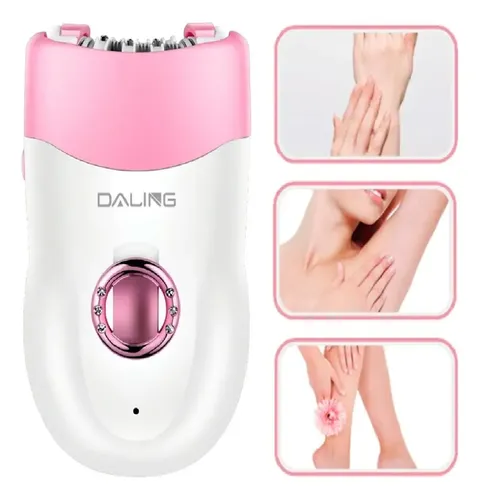 Depiladora Eléctrica Mujer Recargable Daling Dl-6053
