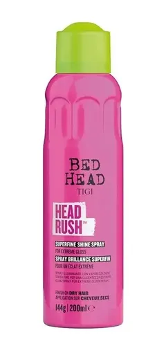 Tigi Bed Head Headrush X 200ml Spray Liviano Brillo Extremo