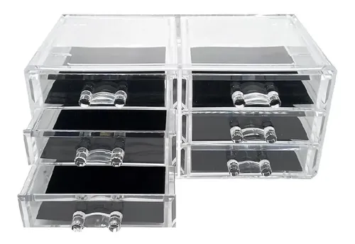 Organizador De Maquillaje De Acrílico Con 6 Cajones O01514