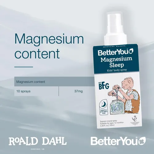Spray Corporal Betteryou Magnesium Sleep Kids 100 Ml Con Lav