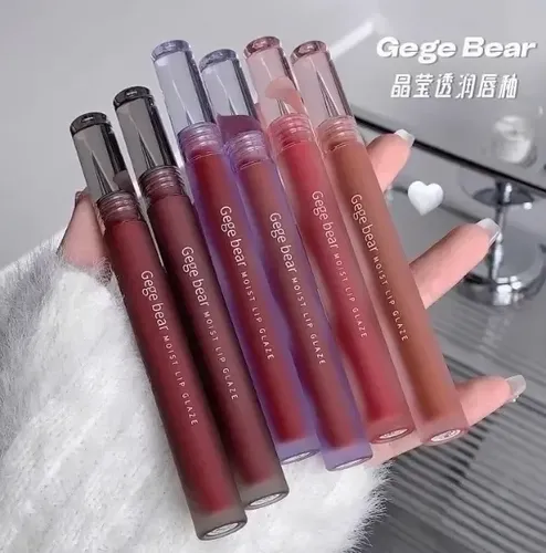 Labial Crystal Matte Velvet Moist Lip Glaze – Gege Bear