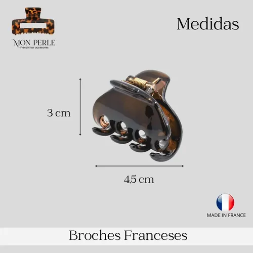 Broche Pelo Frances Media Colita Hebillas Ganchos Franceses Carey