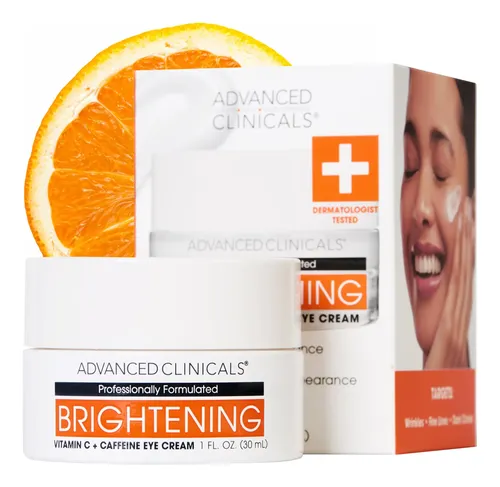 Advanced Clinicals Vit C Cafeina Eye Balm Rostro