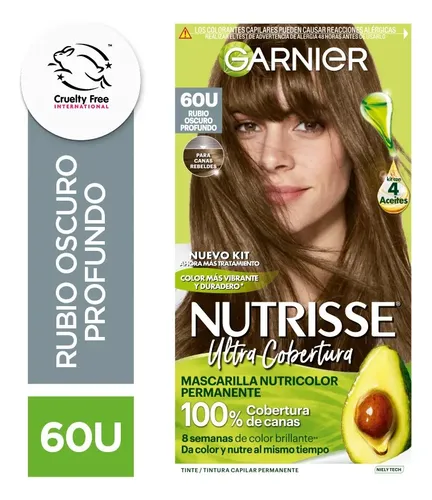Kit De Tintura Garnier Permanente Nutrisse Ultra Cobertura